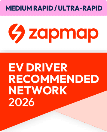 Zapmap Ranking Badge 2026 - EV Driver Recommended Network